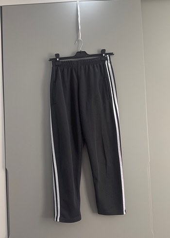 Gri Bel Bantlı Rahat Erkek Eşofman Altı - Görsel 3