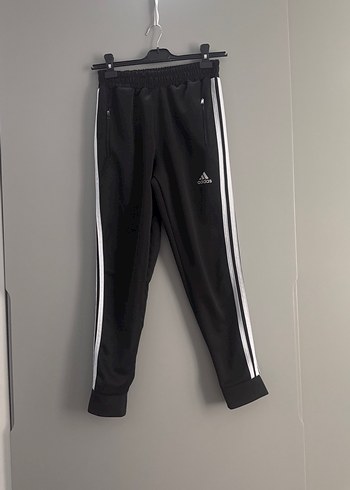 Erkek Siyah Adidas Fermuarlı Eşofman Altı - Görsel 3