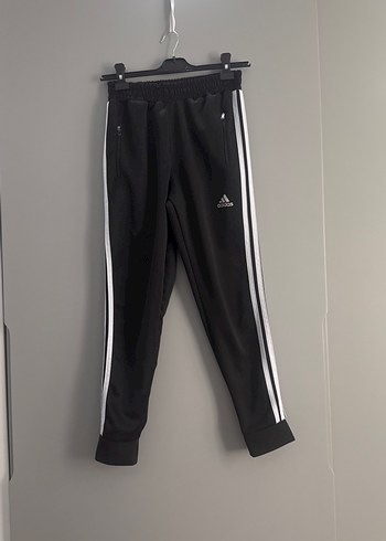 Erkek Siyah Adidas Fermuarlı Eşofman Altı - Görsel 2