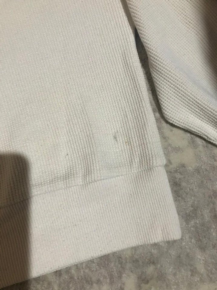 Beyaz Kapüşonlu Fermuarlı Kadın Sweatshirt - Görsel 2