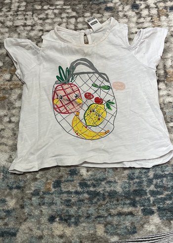 Pembe Baskılı Kız Çocuk Elbisesi - Görsel 3