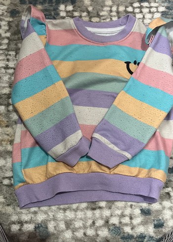 Kız Çocuk Pembe Örme Sweatpants - Görsel 2