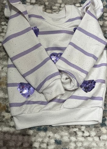 Kız Çocuk Pembe Örme Sweatpants - Görsel 3