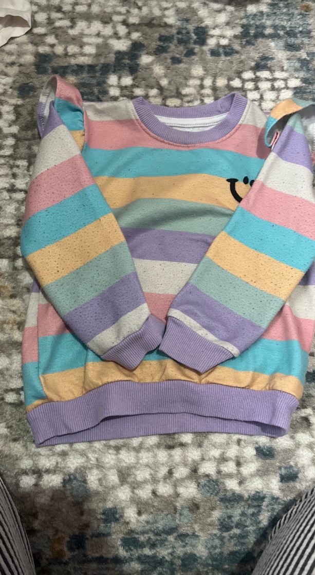 Kız Çocuk Pembe Örme Sweatpants - Görsel 2