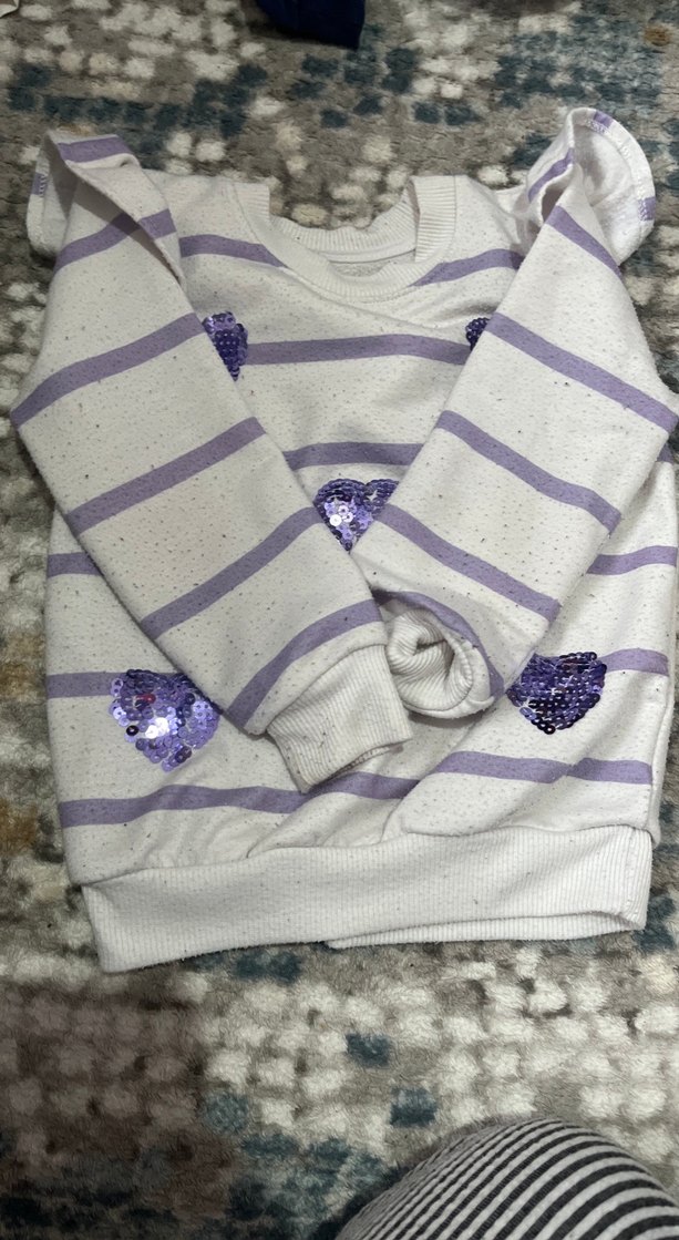 Kız Çocuk Pembe Örme Sweatpants - Görsel 3