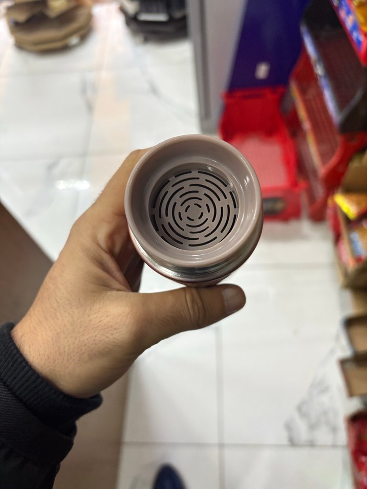 Renkli Kırmızı Termos Matara - Görsel 2