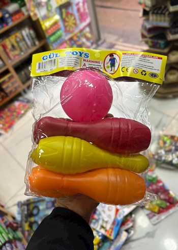 Renkli Plastik Bowling Oyuncağı Seti - Görsel 2