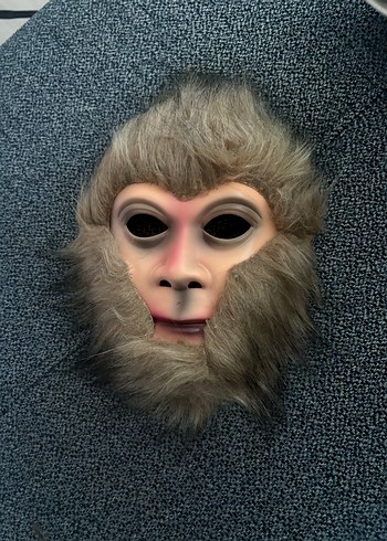 Kahverengi Tüylü Maymun Maskesi - Görsel 3