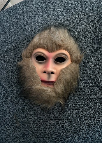 Kahverengi Tüylü Maymun Maskesi - Görsel 2