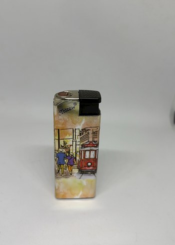 Metal pürmüzlü tasarım çakmak - Görsel 2