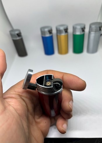 Renkli Metal Çakmak Seti - Görsel 3