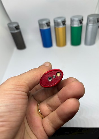 Renkli Metal Çakmak Seti - Görsel 2