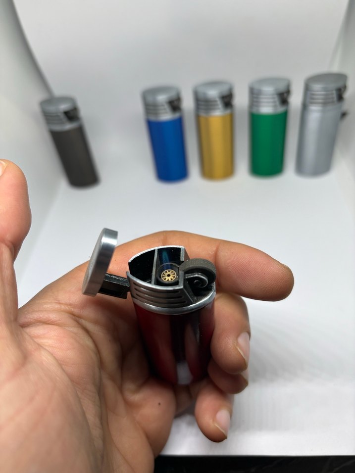 Renkli Metal Çakmak Seti - Görsel 3