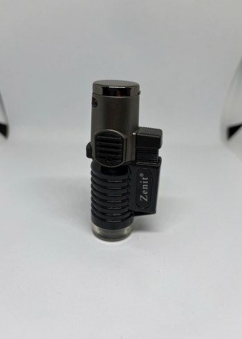 Zenit Çift Alevli Siyah Çakmak - Görsel 2