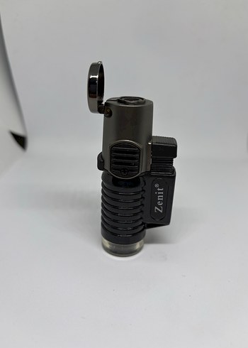 Zenit Çift Alevli Siyah Çakmak - Görsel 3