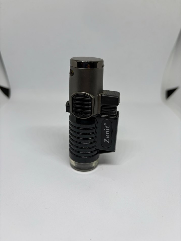 Zenit Çift Alevli Siyah Çakmak - Görsel 2