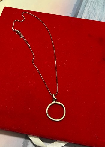 Accessorize  Minimalist Gumus Halka Kolye