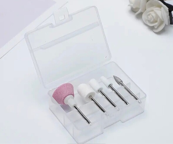 Sıfır kutusunda tırnak taşlama seti başlıkları 5li - Görsel 6