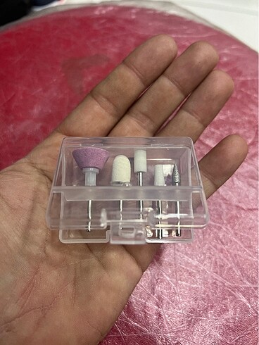 Sıfır kutusunda tırnak taşlama seti başlıkları 5li - Görsel 8