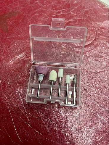 Sıfır kutusunda tırnak taşlama seti başlıkları 5li - Görsel 7