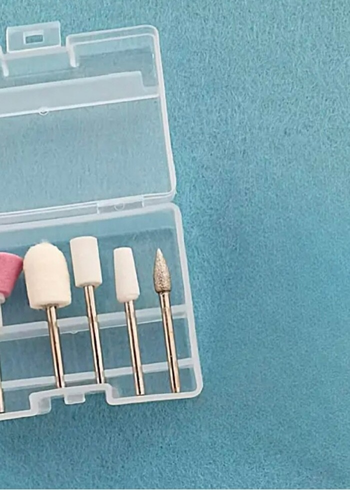 Sıfır kutusunda tırnak taşlama seti başlıkları 5li - Görsel 5