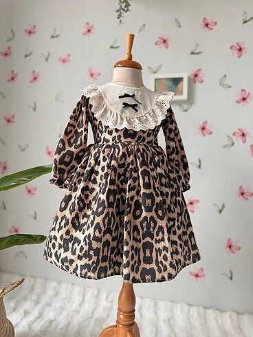 ZARA LEOPAR ELBİSE
