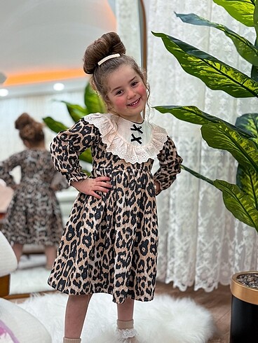 Zara ZARA LEOPAR ELBİSE