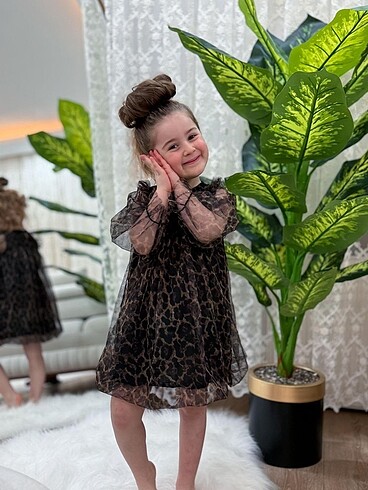 Zara ZARA LEOPAR ELBİSE