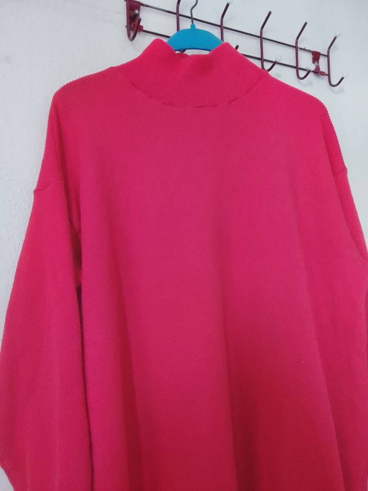 narçiçeği Yüksek Yaka Hamile Tunik - Görsel 3