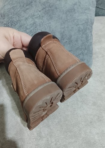 Kahverengi Süet Erkek Çocuk Botları - Görsel 4