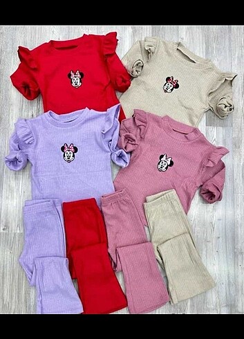 Zara Markalı KIZ Çocuk alt üst Takım 