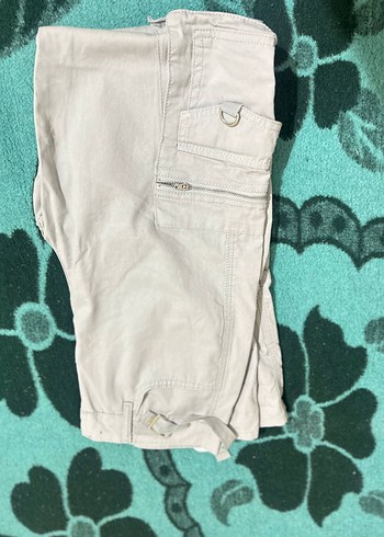 Gri Kemerli Bol Kesim Midi Kadın Kot Pantolon - Görsel 3