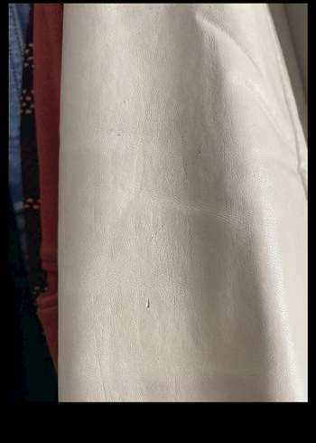 Bej Süet Kadın Kürklü Ceket - Görsel 3