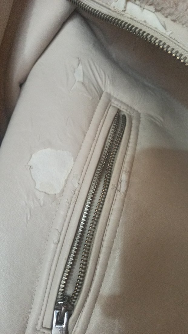 Bej Süet Kadın Kürklü Ceket - Görsel 4