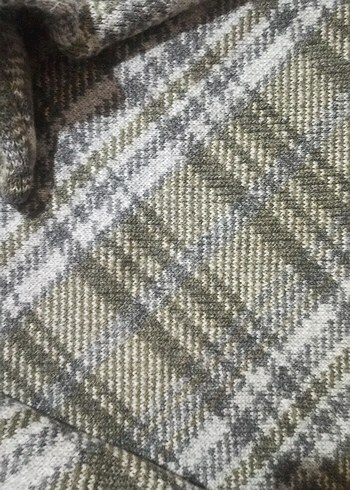 Kadın Gri Örgü Salaş Triko - Görsel 3