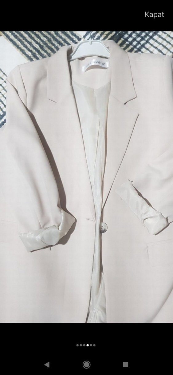 kadın oversize blazer - Görsel 3