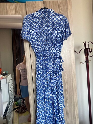 Trendyol & Milla Mavi uzun elbise