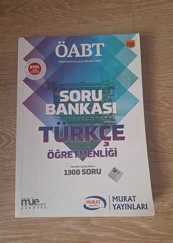 ÖABT Türkçe Öğretmenliği Soru Bankası 1300 Soru