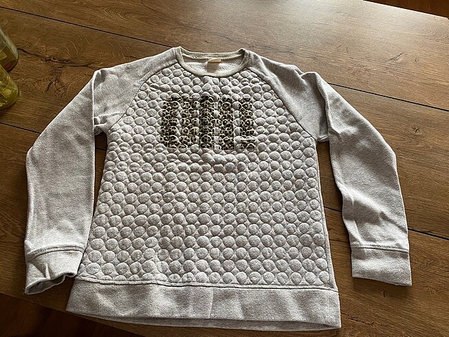 #zara #sweat #gri #leopar