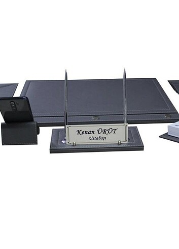  GRİ ON PARÇA OFİS MASAÜSTÜ SÜMEN TAKIMI