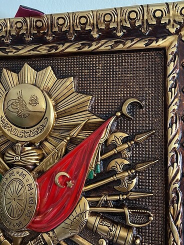  Beden Osmanlı tuğrası varaklı tablo