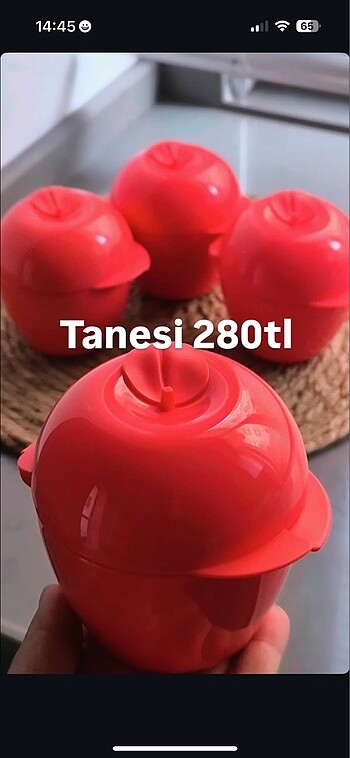Tupperware elma sakla