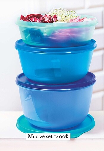 Beden Tupperware saklama kabı