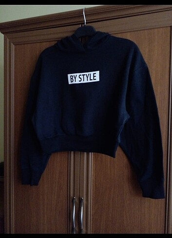 Diğer Kapüşonlu crop sweatshirt