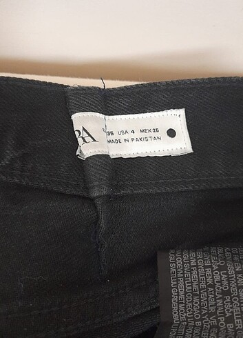 36 Beden Zara siyah pantolon