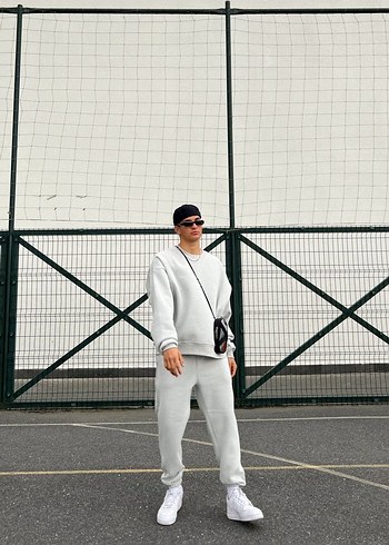 flaw gri eşofman takımı - Görsel 2