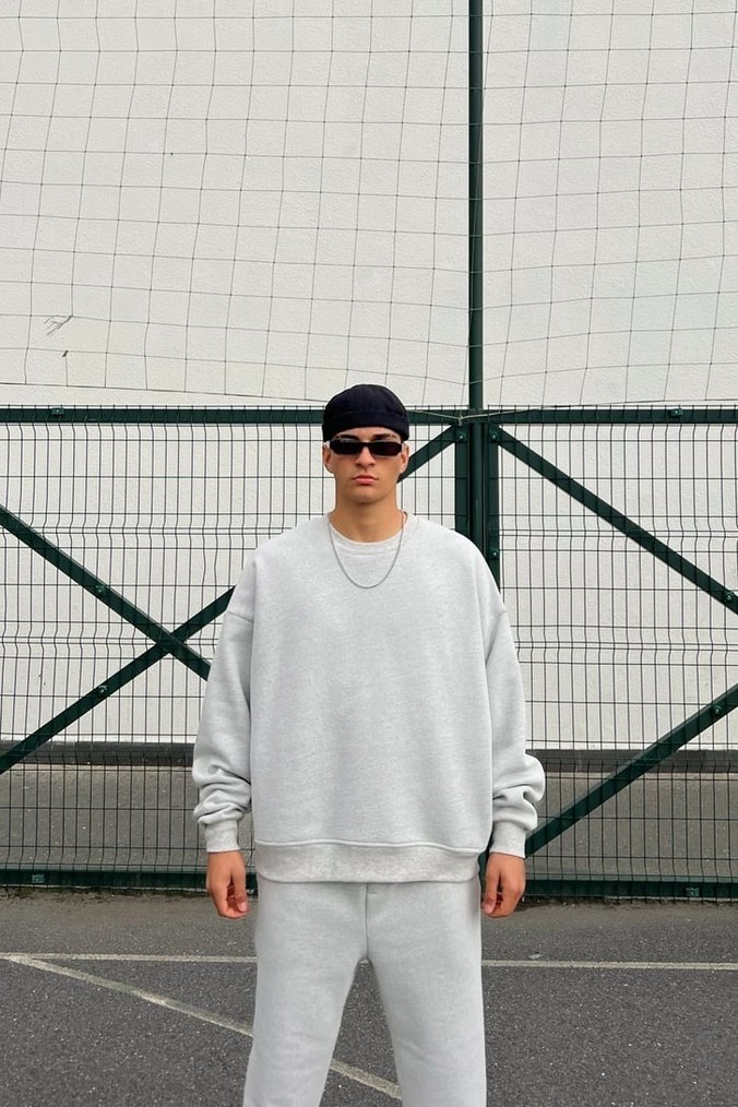 flaw gri eşofman takımı - Görsel 5