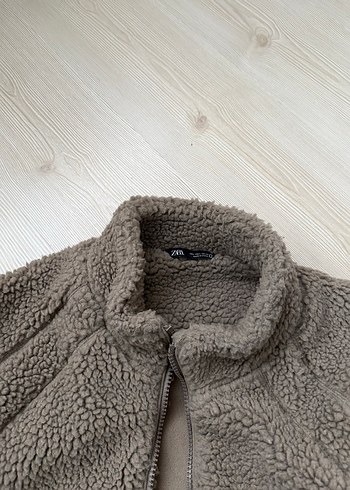 Zara x All Caps Studio Suni Yünlü Ceket - Görsel 11