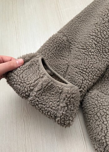 Zara x All Caps Studio Suni Yünlü Ceket - Görsel 16