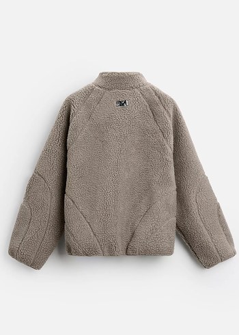 Zara x All Caps Studio Suni Yünlü Ceket - Görsel 10